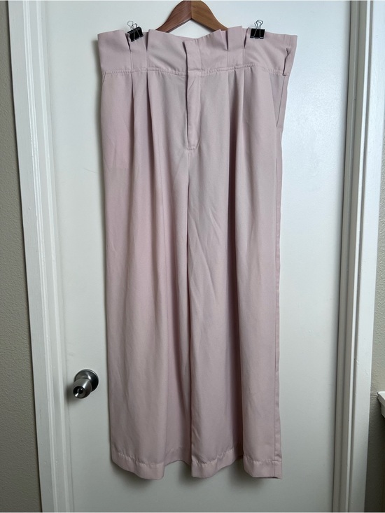 Forever 21 Pants - Forever 21 Plus Blush Pink Paperbag Wide Leg Trousers High Waist 1X 20